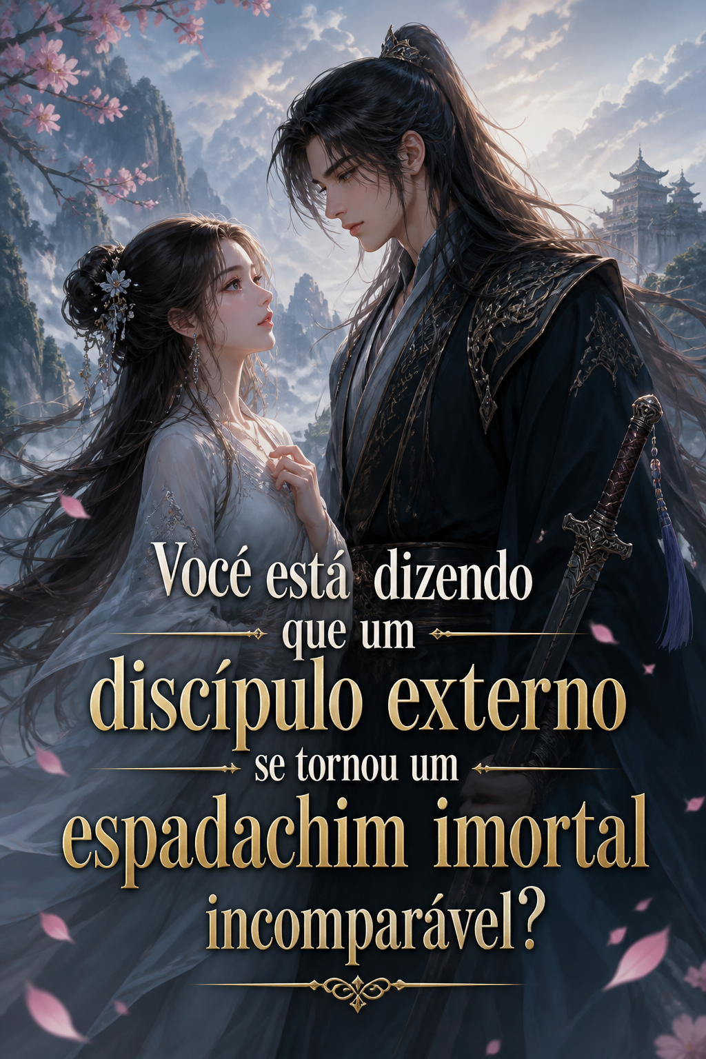 Você está dizendo que um discípulo externo se tornou um espadachim imortal incomparável?